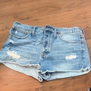 Madewell Relaxed Denim Shorts